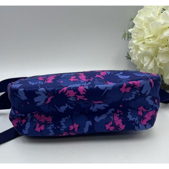 Baggallini Legacy Collection Navy Garden Crossbody Light Nylon Water Resistant - Picture 5 of 12